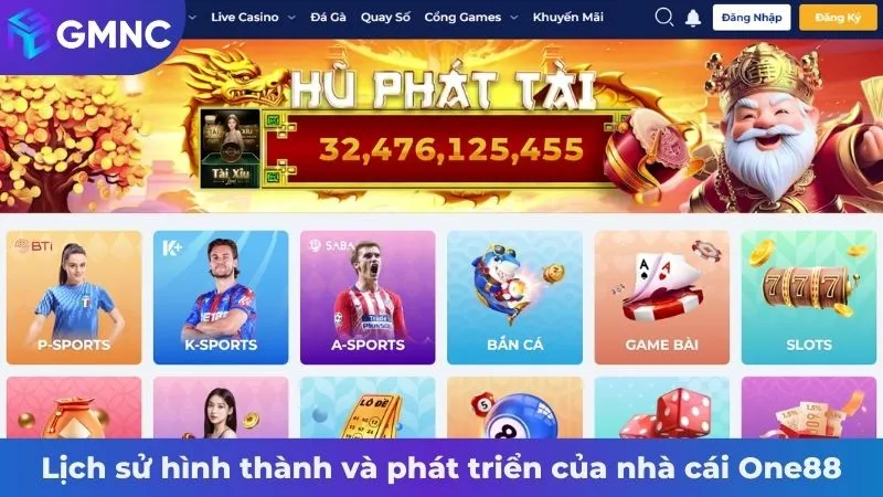 Lịch sử hình thành và phát triển của nhà cái One88